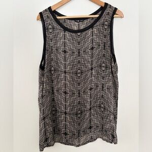 Club Monaco Silk Sleeveless Top